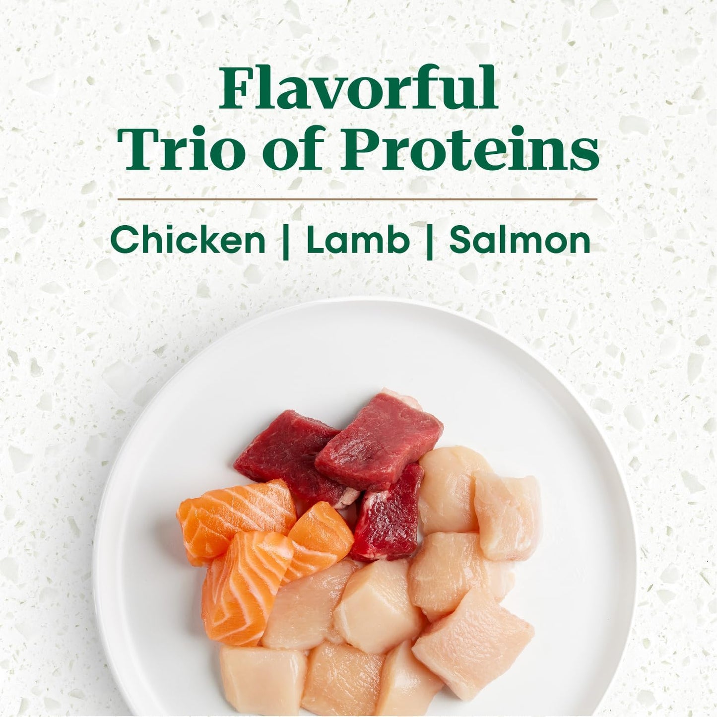 ULTRA Adult High Protein Natural Dry Dog Food with a Trio of Proteins from Chicken, Lamb and Salmon, 30 Lb. Bag