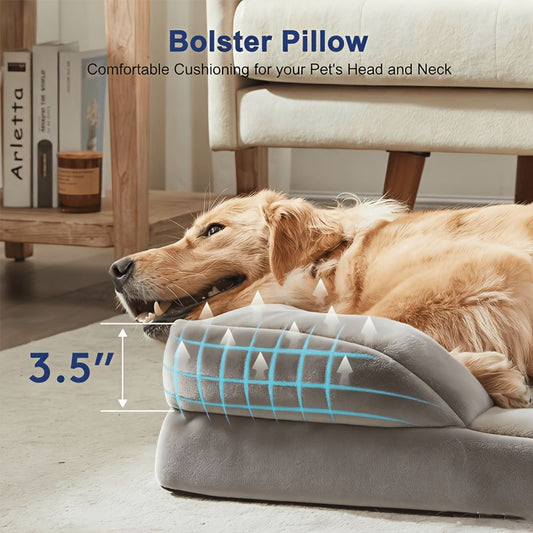 1 piece set XL size 102*80*18cm orthopedic foam dog bed
