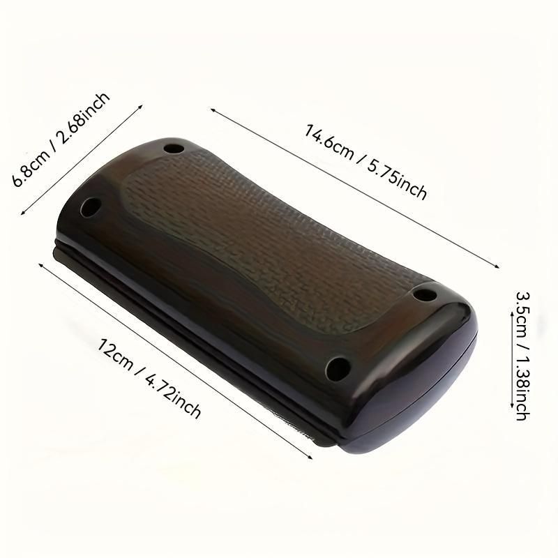 Tails Deshedding Brush Pet Hair Remover Comb for Shedding — Black/2pcs
