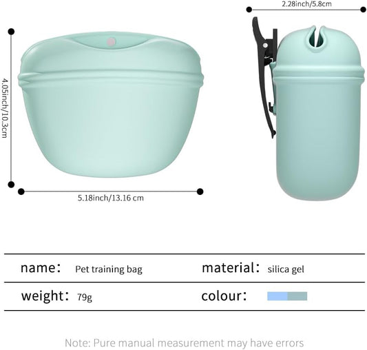 Silicone Dog Treat Training Pouch | 2 Pack