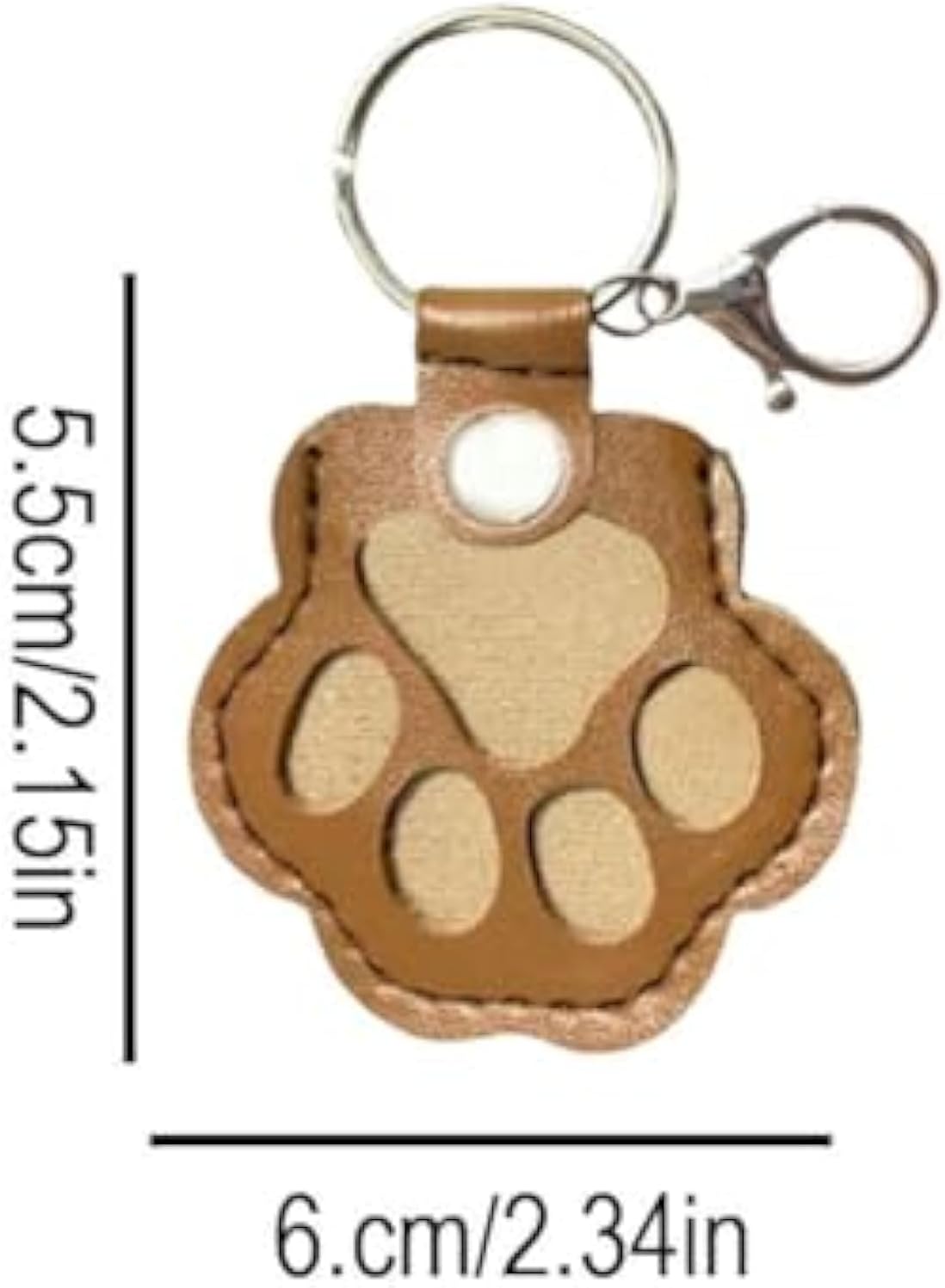 Dog & Cat Hair Memorial Keychain | Paw Charm | Fur Keepsake