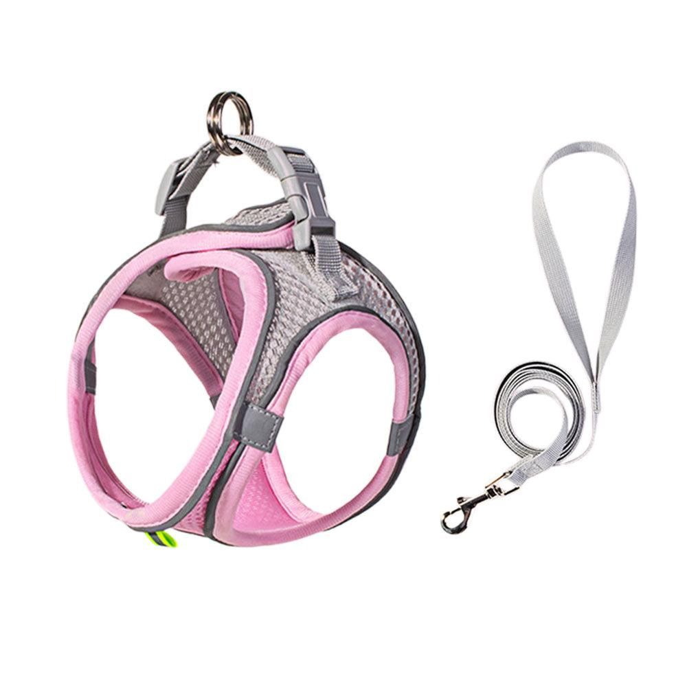 Cat Harness and Leash Set | Breathable Reflective Vest | Medium