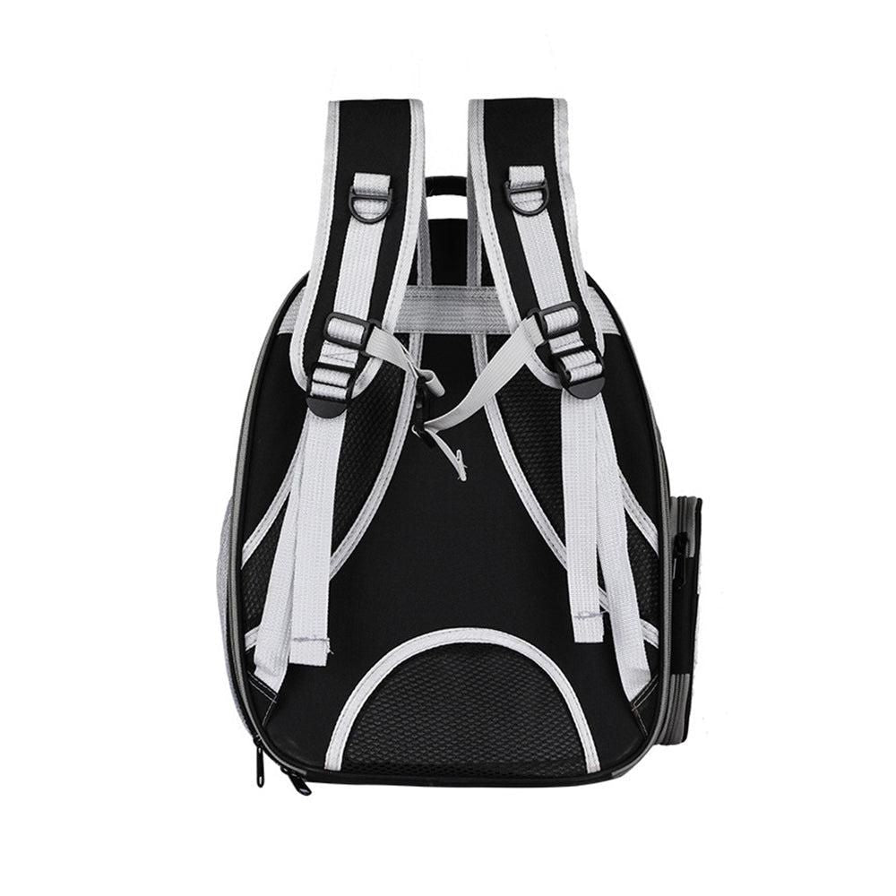 Expandable Cat Backpack Carrier | Tinted Bubble Window | Black