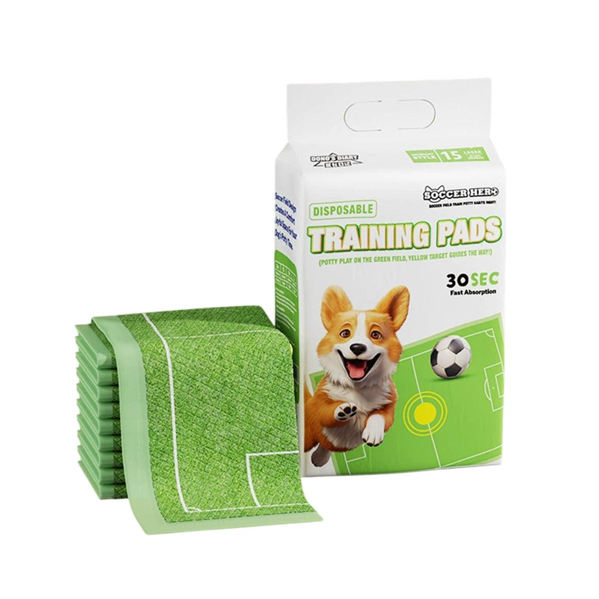 Bullseye Design Dog Training Pads | Leakproof Diaper Pads | L 15PCS