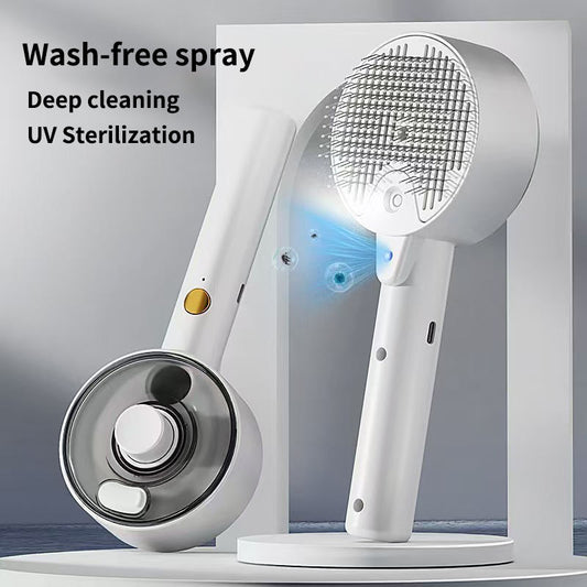 Pink Rechargeable Pet Grooming Brush | Dogs & Cats