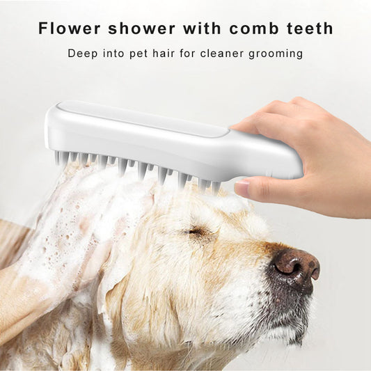Handheld Pet Grooming Shower Sprayer with Comb | Dog & Cat