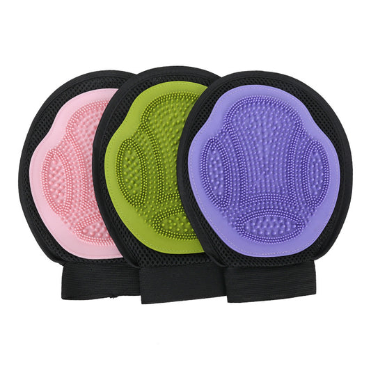 Purple Pet Grooming Glove 3-Pack | Dogs & Cats