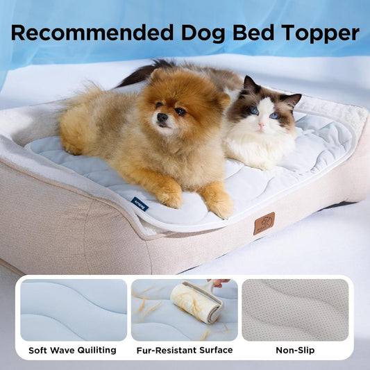 51 x 41 CM Grey Premium Wave Quiltied Pet Cooling Mat