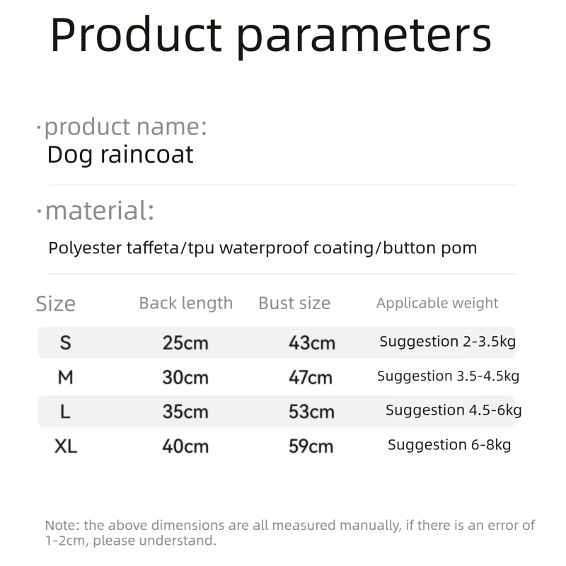 Yellow M size Pineapple Print Full-Cover Dog Raincoat with Transparent