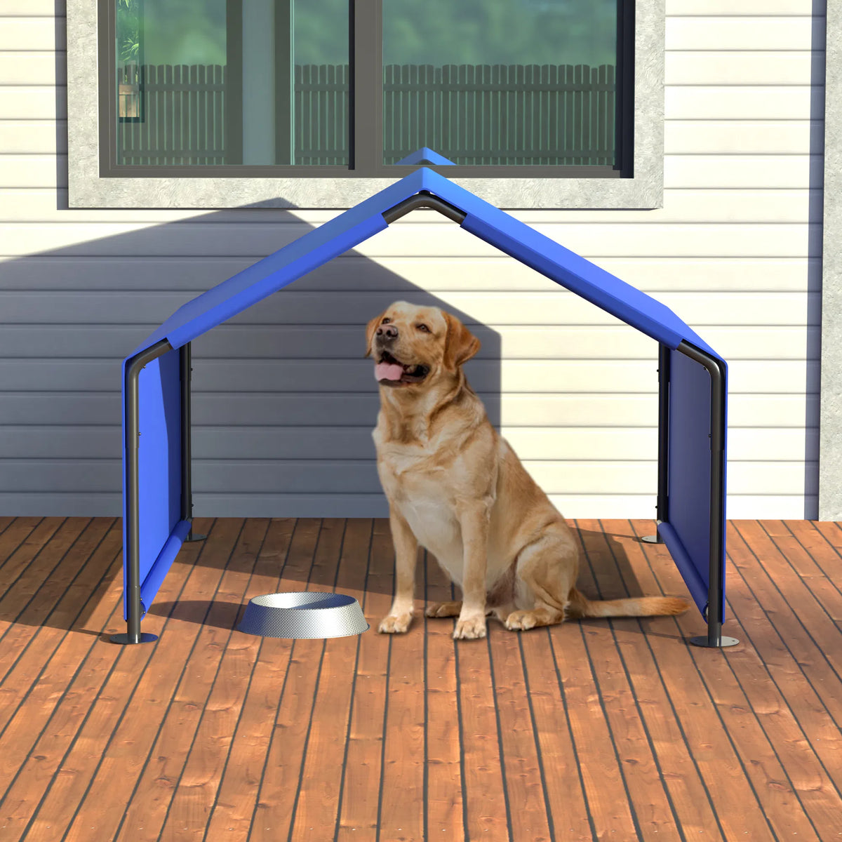 Dog Shade Shelter Outdoor Tent for Small Medium Dogs, Waterproof Sun Protection Pet House for Dogs, Small Animals and Li