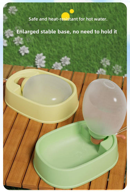 Portable Pet Water Bottle With Cute Antlers Food Grade, BPA Free, Leak Proof Travel Cup For Dogs, Durable, Easy-to-Clean