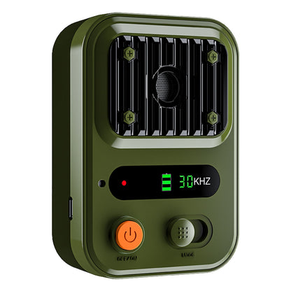Black-Green Color Options -- 1Pc Ultrasonic Anti-Barking Device Rechargeable Auto Dog Bark Control Deterrent Box Trainin