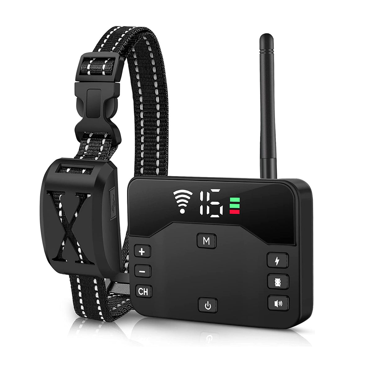 2 In 1 Wireless Electric Dog Fence Waterproof Pet Shock Boundary Containment System Electric Training Collar With 2 Rece