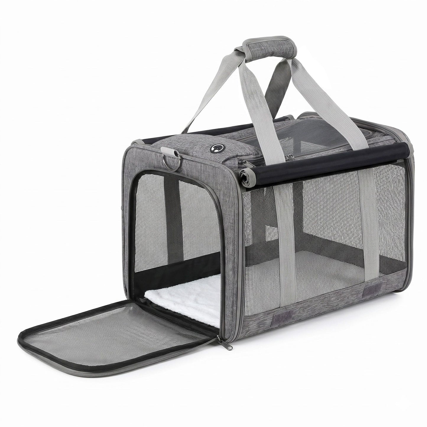 i.Pet Pet Carrier Bag Foldable Dog Cat Durable Crate Travel Cage