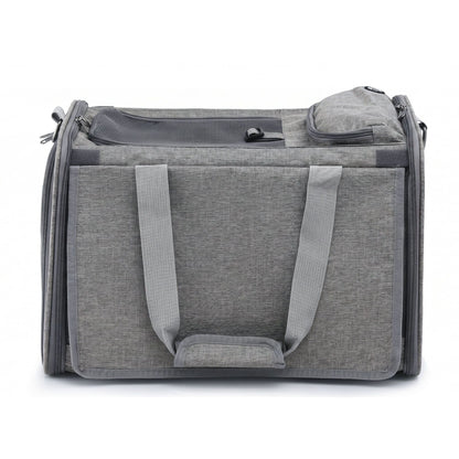 i.Pet Pet Carrier Bag Foldable Dog Cat Durable Crate Travel Cage