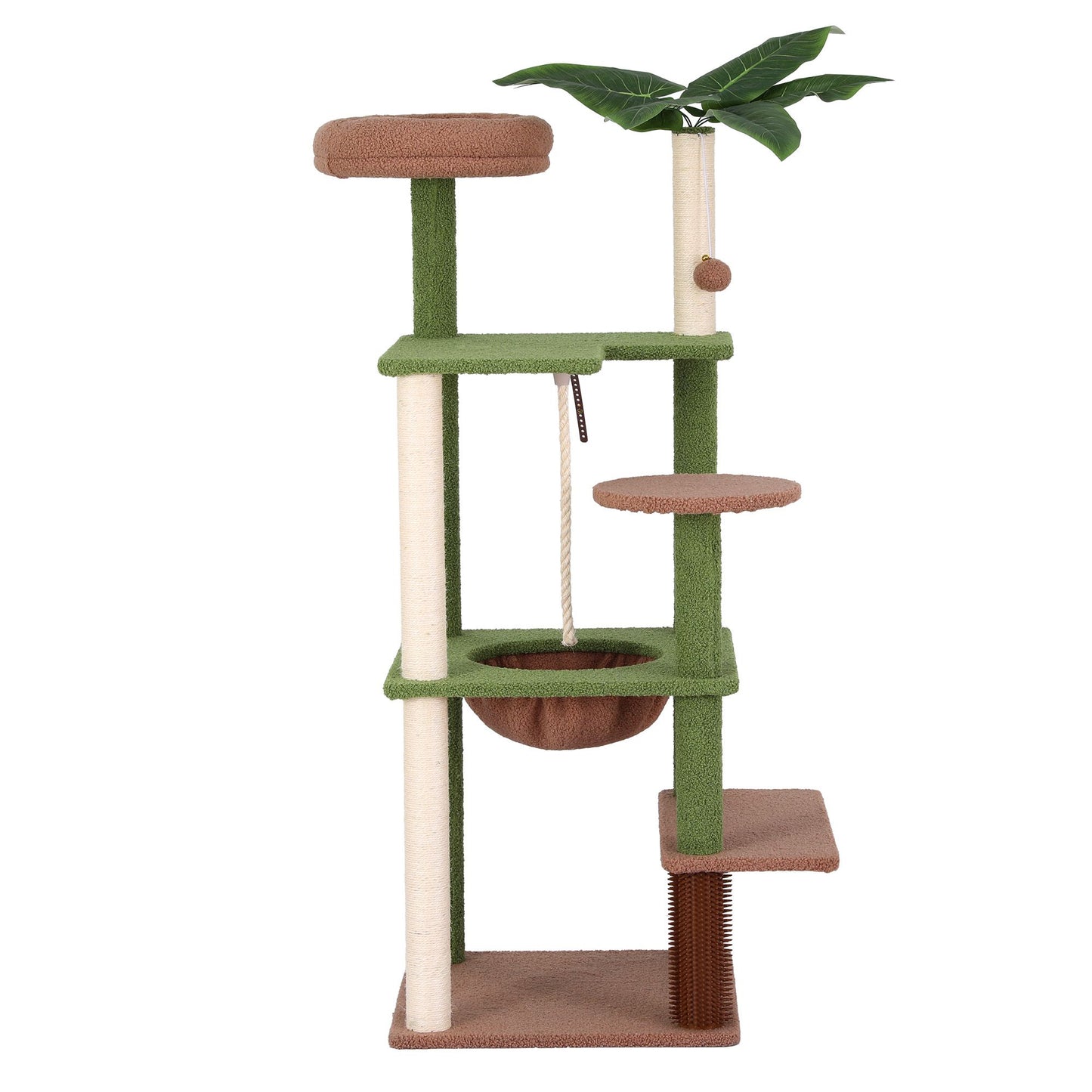 i.Pet 152cm Jungle Cat Tree Tower | Leafy Canopy