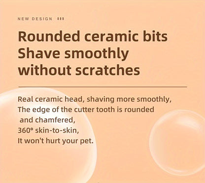 Low-Noise Pet Clipper with Spare Blade | Dog & Cat