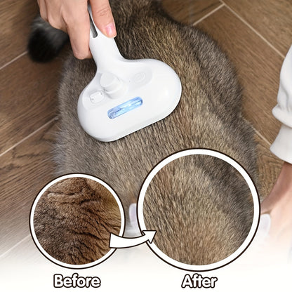 3-in-1 Auto-Cleaning Steam Pet Brush | Anti-Static | Dog & Cat