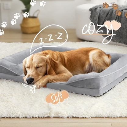 1 piece set XL size 102*80*18cm orthopedic foam dog bed