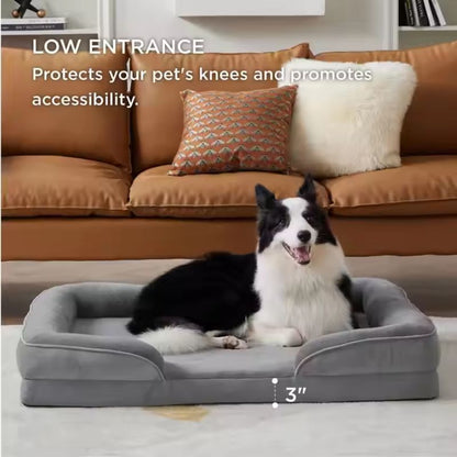 1 piece set XL size 102*80*18cm orthopedic foam dog bed