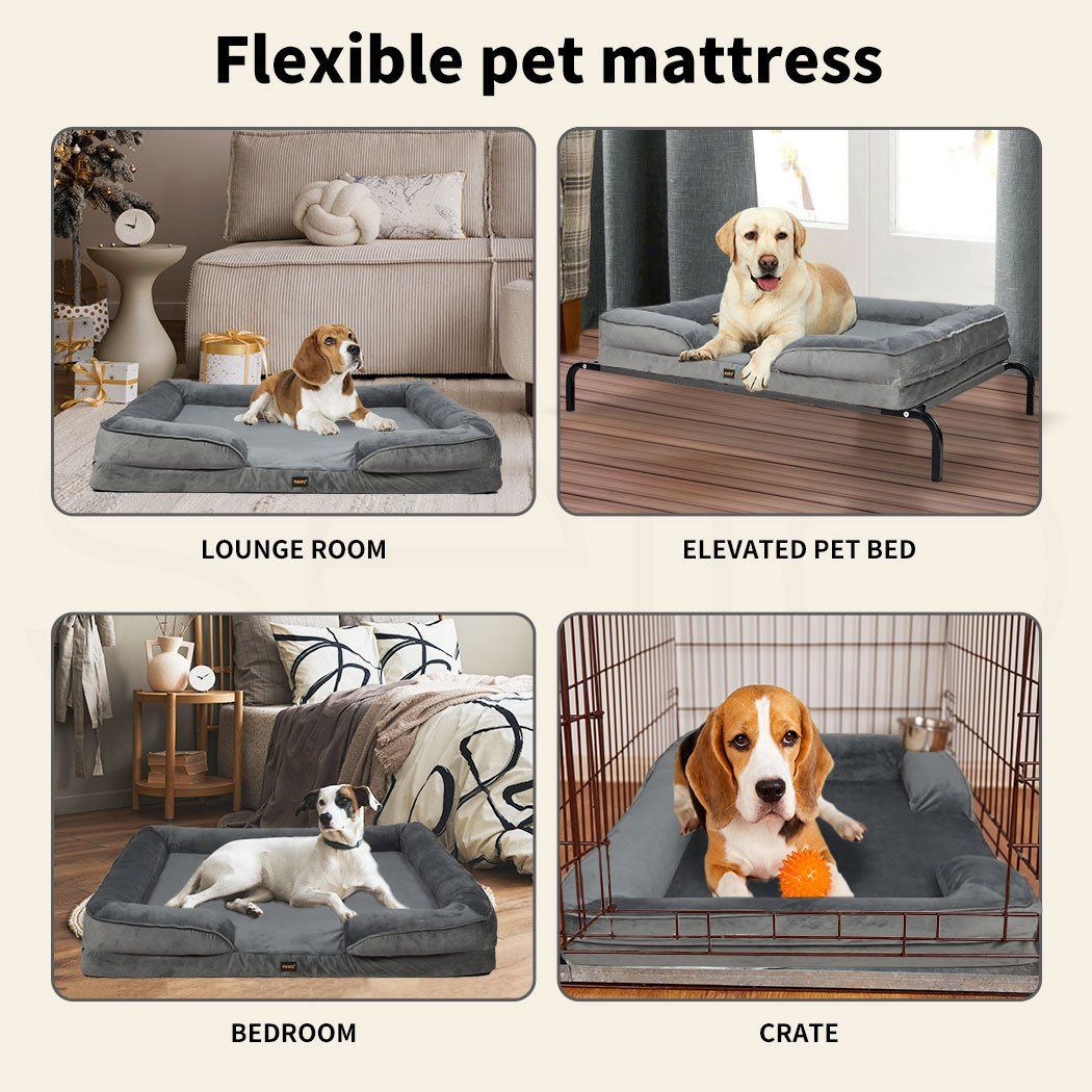 1 piece set XL size 102*80*18cm orthopedic foam dog bed