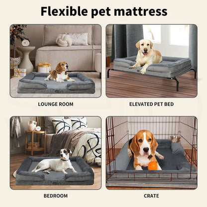1 piece set XL size 102*80*18cm orthopedic foam dog bed