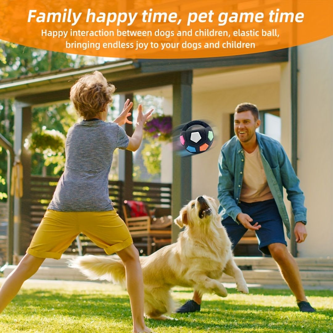 Football-shaped pet dog toys, sturdy and durable tooth-grinding
