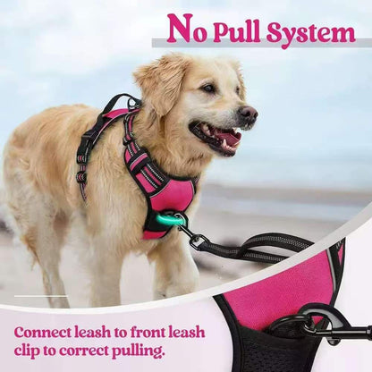 Anti-escape dog harness & leash | dogs. (3)