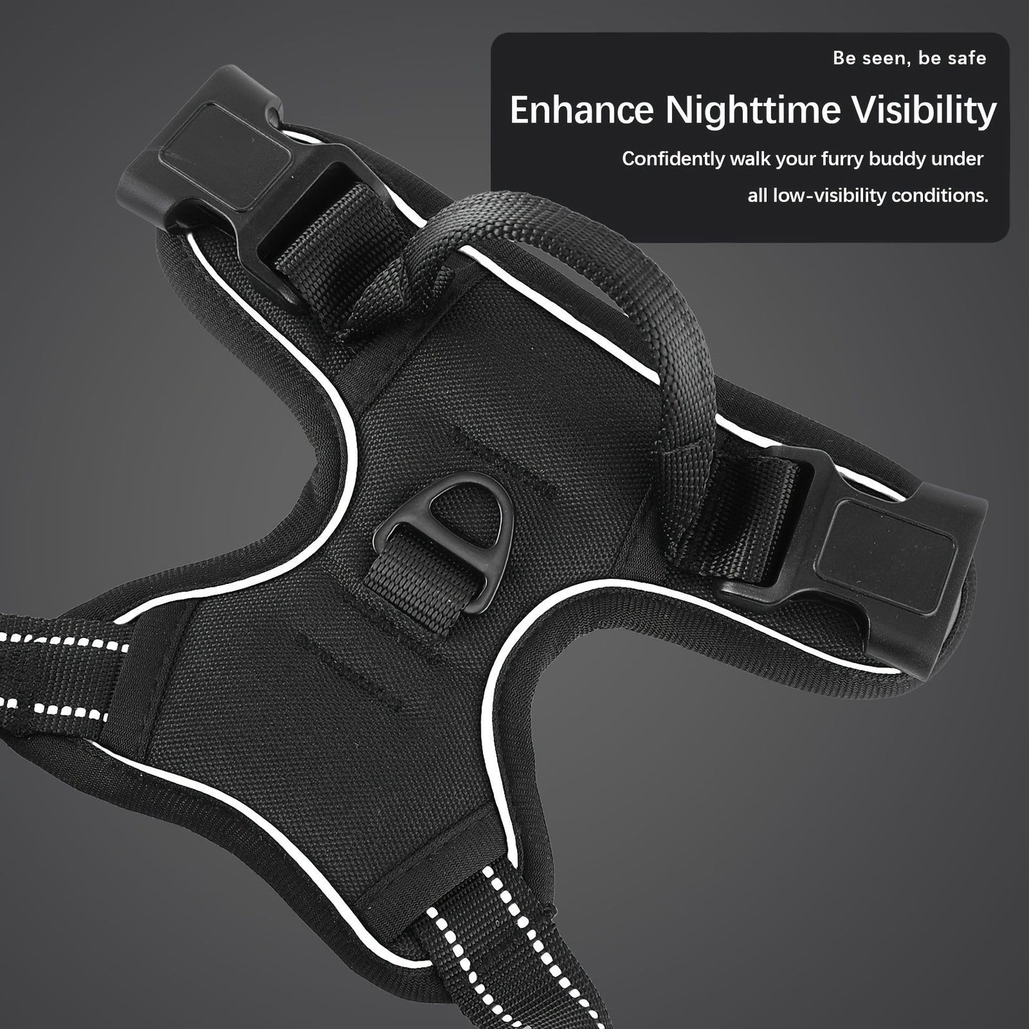 Anti-escape dog harness & leash