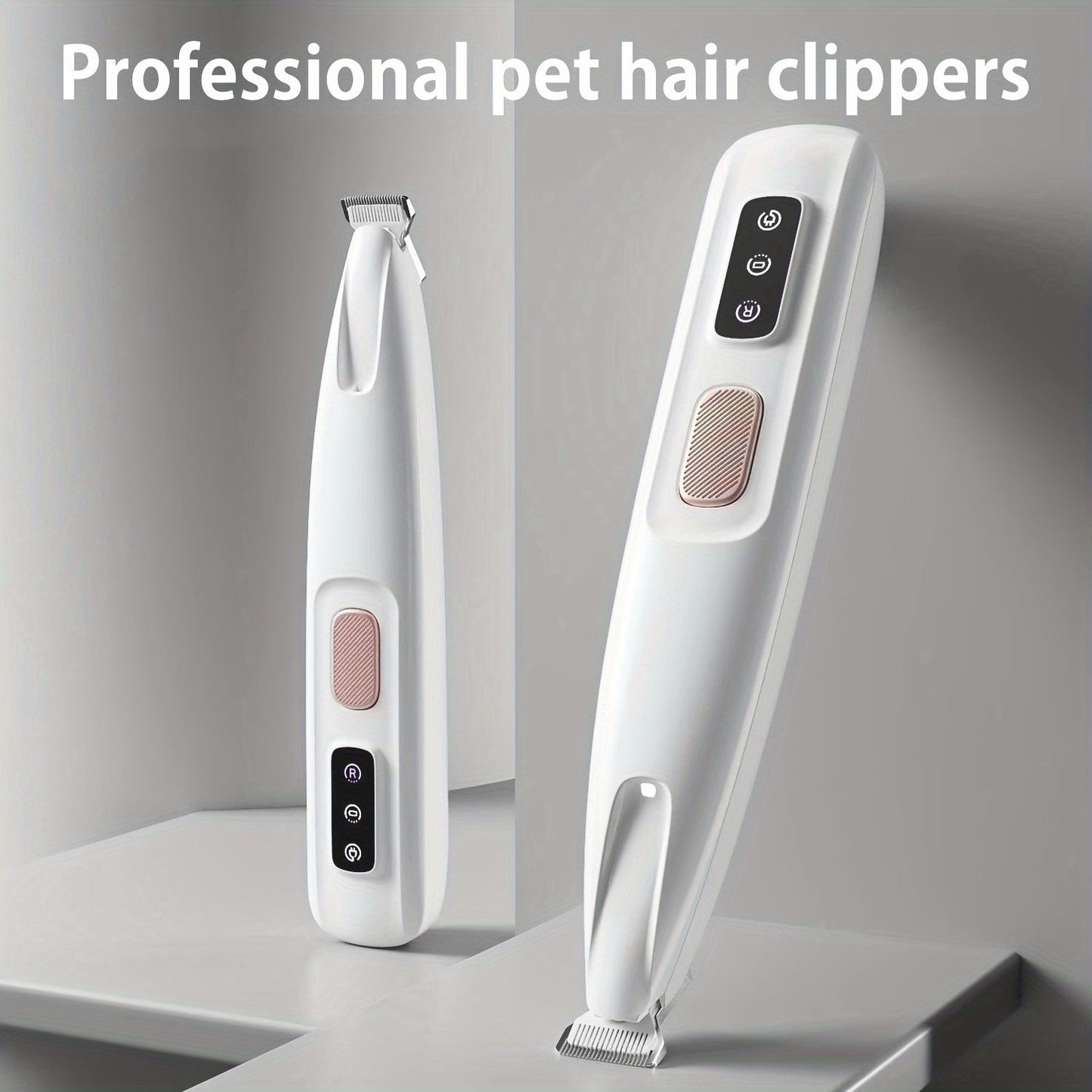 Low-Noise Pet Grooming Clippers with LED Assist Lighting | Dog & Cat