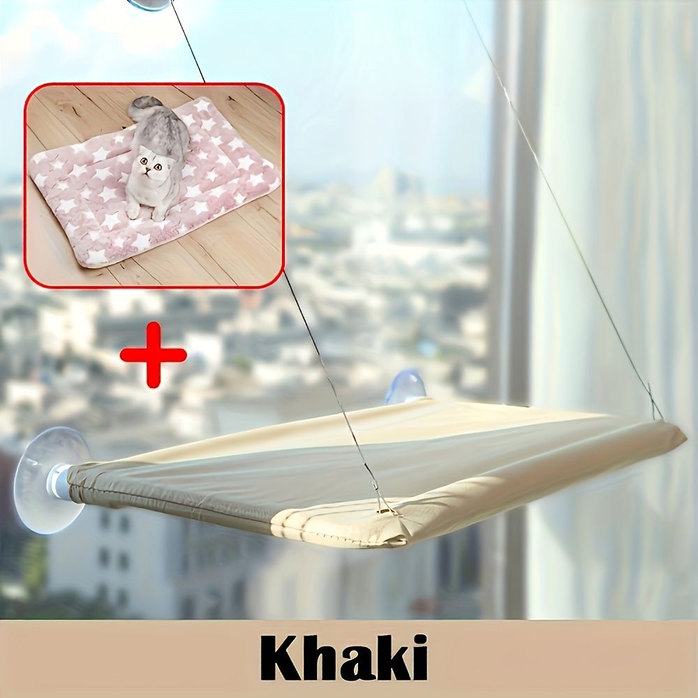 Cat Hammock Suction Cup Hanging Nest