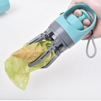 Teal Zero-Contact Dog Poop Scooper