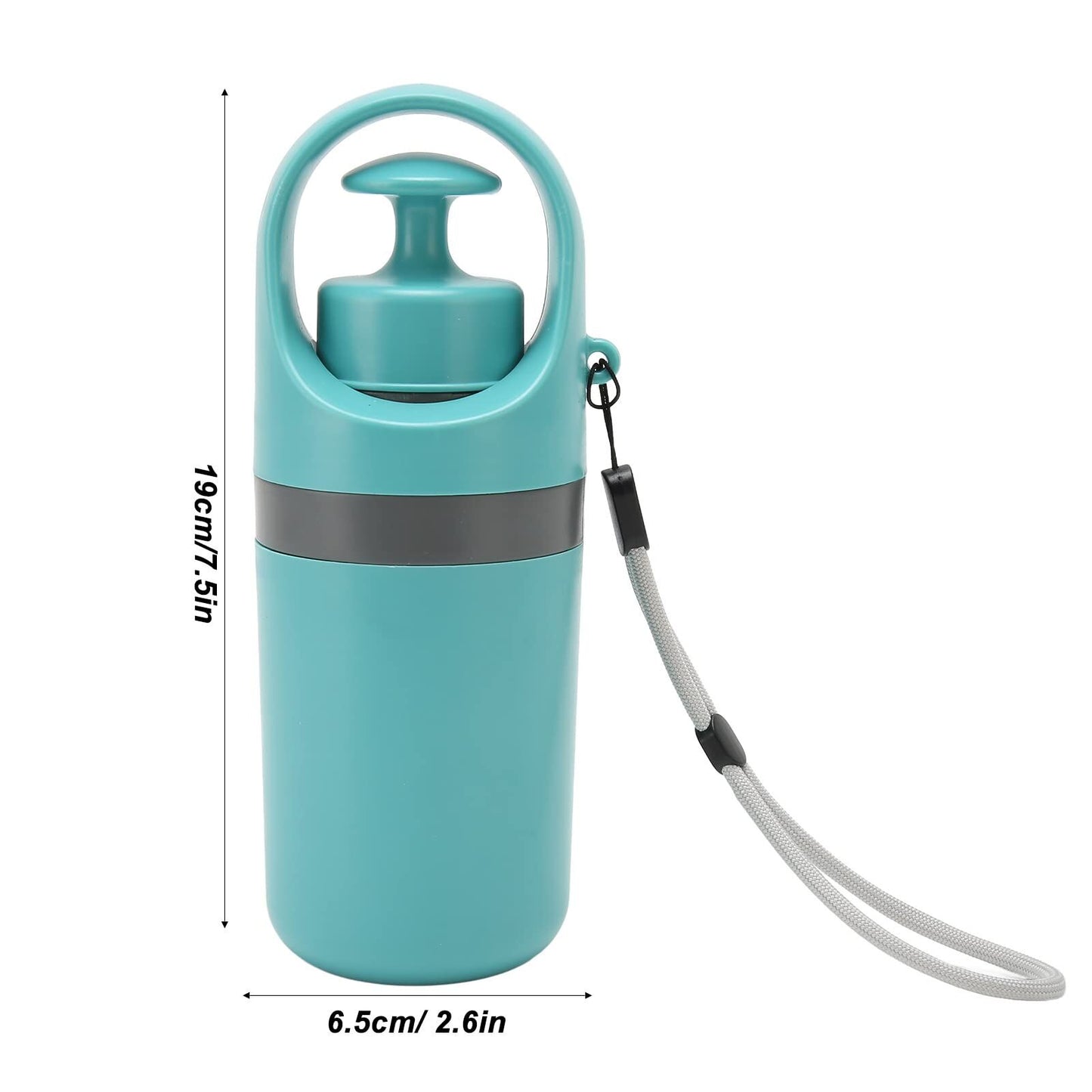 Teal Zero-Contact Dog Poop Scooper