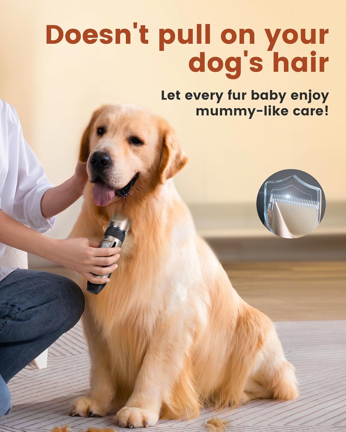 Professional Rechargeable Cordless Pet Grooming Clippers | Dog & Cat