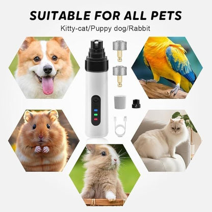 Silent Groom Pro Pet Nail Grinder | USB Rechargeable
