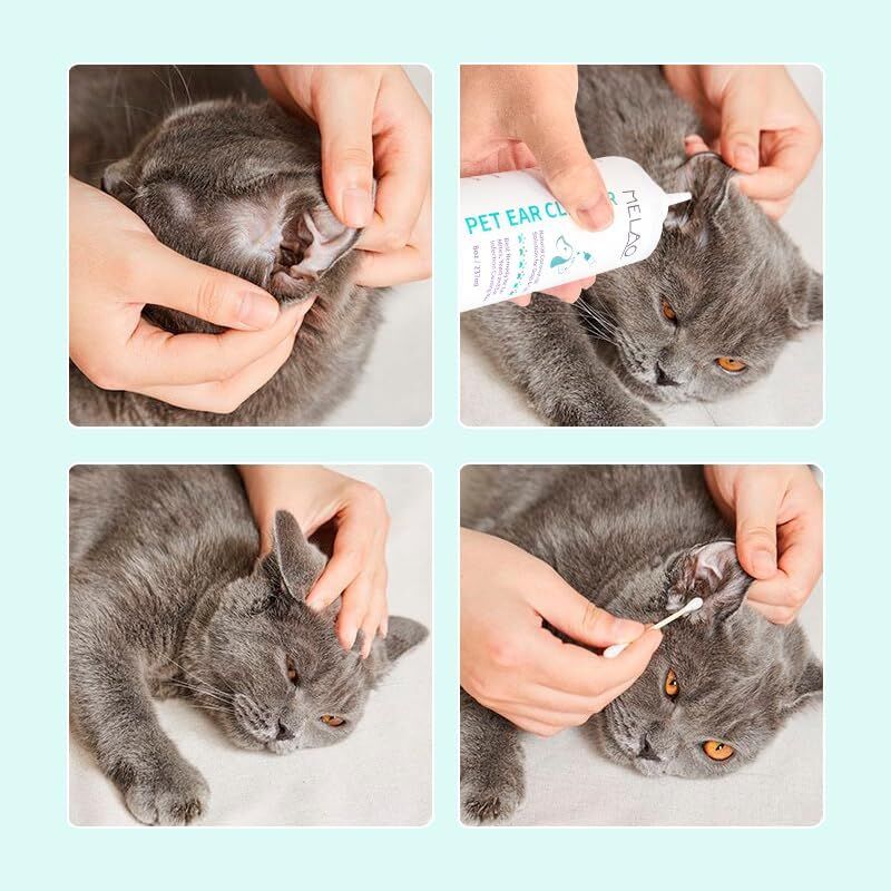 Ear Cleanser for Dogs & Cats | Long Nozzle