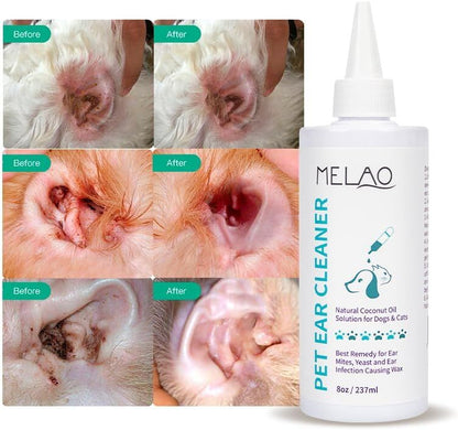 Ear Cleanser for Dogs & Cats | Long Nozzle