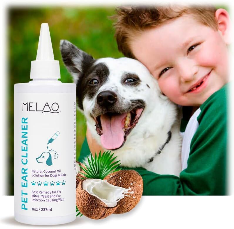 Ear Cleanser for Dogs & Cats | Long Nozzle