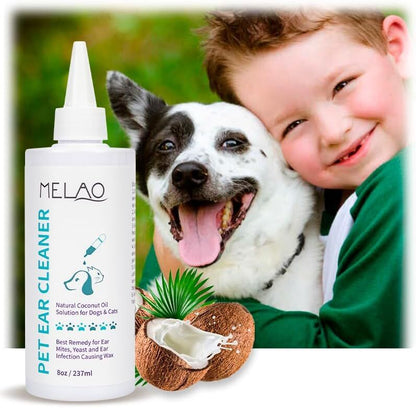 Ear Cleanser for Dogs & Cats | Long Nozzle