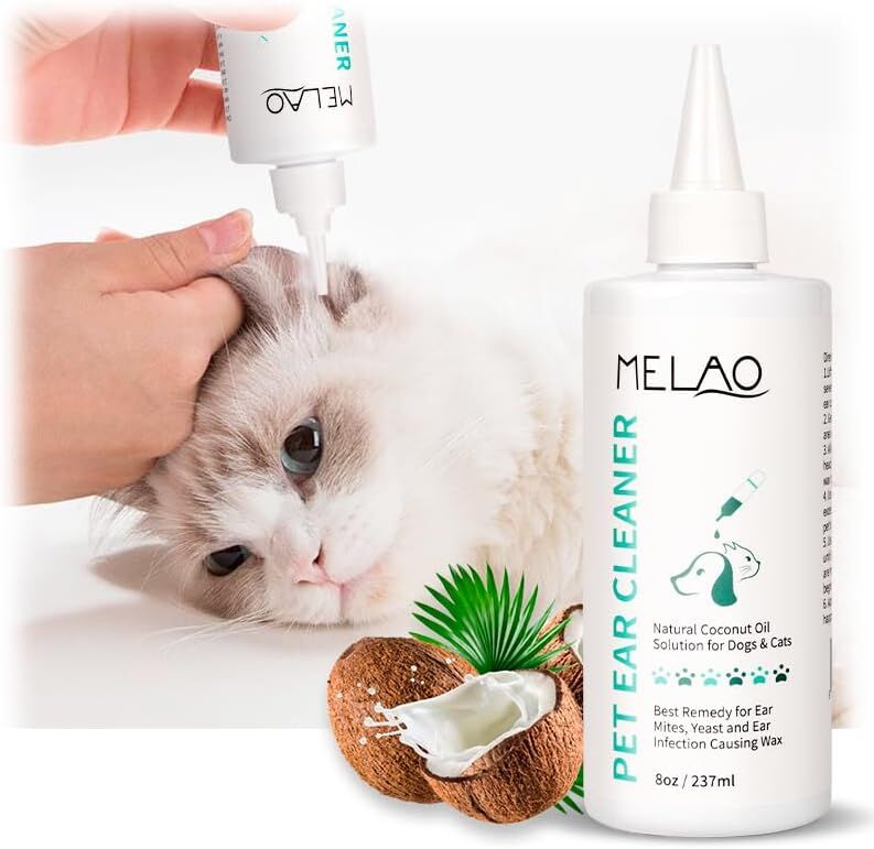 Ear Cleanser for Dogs & Cats | Long Nozzle