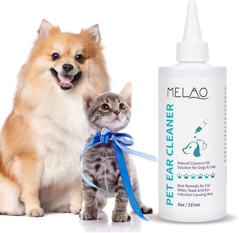 Ear Cleanser for Dogs & Cats | Long Nozzle