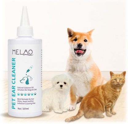 Ear Cleanser for Dogs & Cats | Long Nozzle