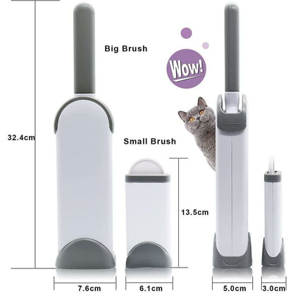 Reusable Pet Hair Remover Cleaning Brush | Removes Dog & Cat Fur