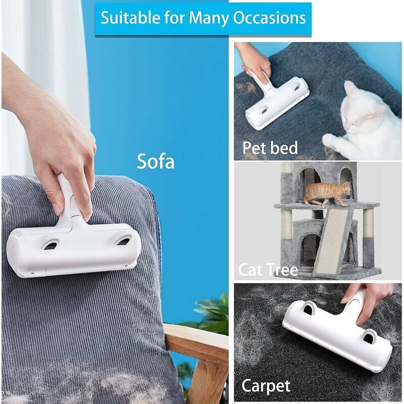 Reusable Magic Pet Hair Remover Brush | Fur Roller for Cats & Dogs