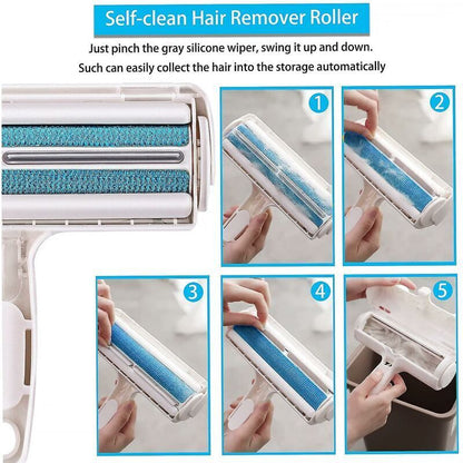 Reusable Magic Pet Hair Remover Brush | Fur Roller for Cats & Dogs