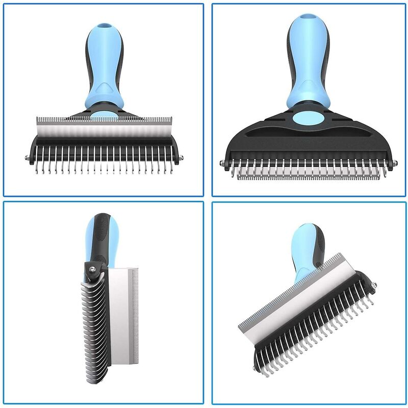Pet Dog & Cat Detangling Brush | Removes Excess & Dead Hair