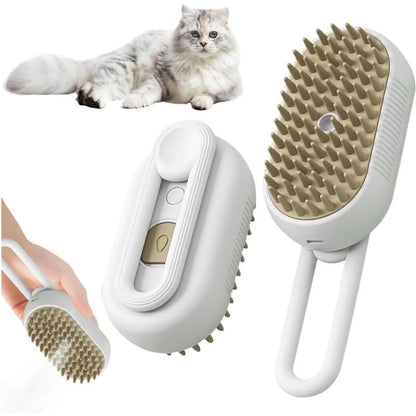 Electric Steam Brush for Dogs & Cats