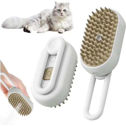 Electric Steam Brush for Dogs & Cats