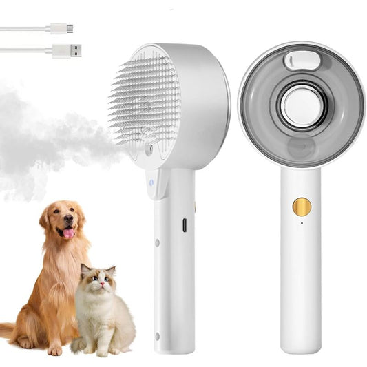 4-in-1 Self-Cleaning Cat Steam Brush | Dog & Cat