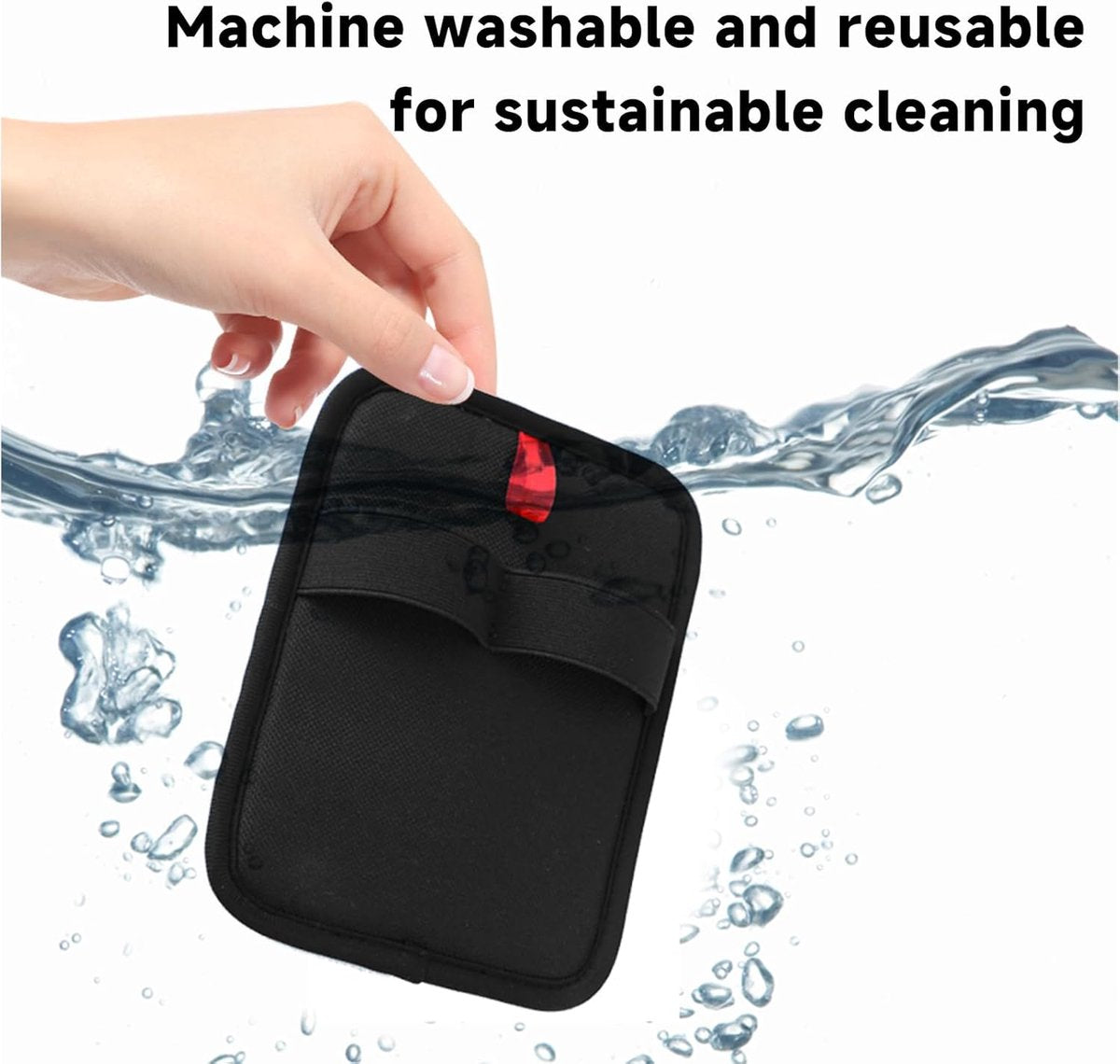 Black Static Electric Pet Hair Removal Gloves | Reusable | Dog & Cat